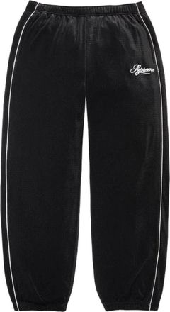 SUPREME SS26 Velour Mesh Track Pant Black SUP-SS26-128-BLK