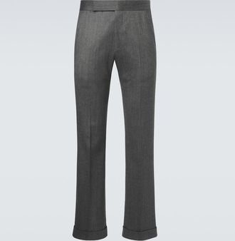 Tom Ford Pantaloni regular in lana