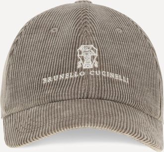 Brunello Cucinelli Ribbed Baseball Cap Male M