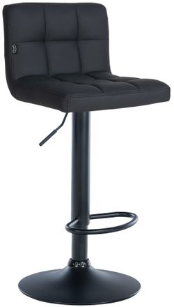 Clp Taburete De Bar Feni En Polipiel Negro Negro