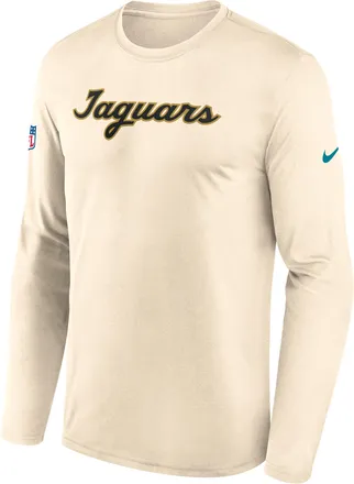 Nike Jacksonville Jaguars Rivalries Collection Sideline Legend Nike Mens Dri-FIT NFL Long-Sleeve T-Shirt in Brown | 02TJ15A9N-X5L