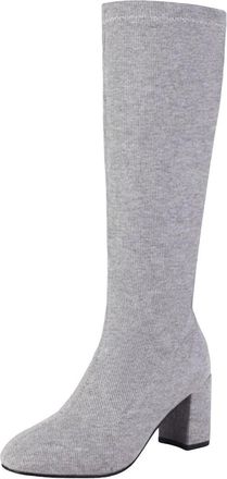 Generic Womens Elegant Knee High Sock Boots Stretch Fit Long Booties Fashion Winter Footwear For Ladies