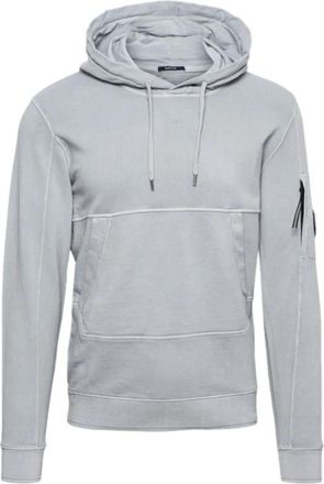 C.P. Company Resist Dyed Cotton Fleece Hoodie - Heren - Hoodies - Grijs - L - Katoen - Hoodies & sweatvesten