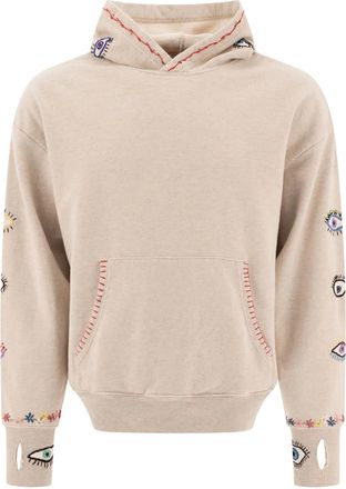 KAPITAL Felpa con cappuccio - Toni neutri