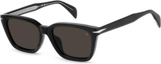 David Beckham DB 7135/F/S Asian Fit 807/IR Mens Sunglasses Black Size 55