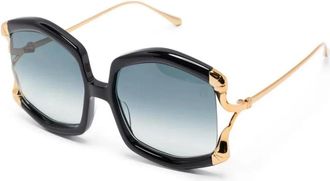 Anna-Karin Karlsson LA VIE EN Rose Black SUN Zonnebrillen - Dames - Zonnebrillen - Zwart - ONE Size - Accessoires