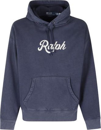 Polo Ralph Lauren Felpa con cappuccio dal taglio rilassato - - Sweatshirts & Hoodies - Uomo - Blu - S