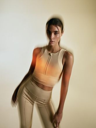 Born Living Yoga Top Marina Straw