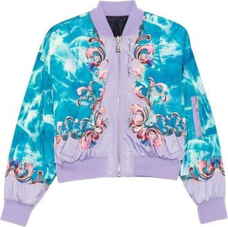 Versace Jeans Couture 80Has 408 Bomberjack - Dames - Bomber jackets - Blauw - S - Nylon - Jassen
