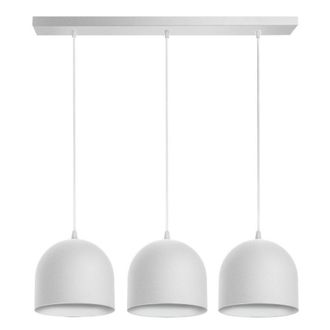 Netlighting Madison Straight Bar Pendant Ceiling Light White 70cm