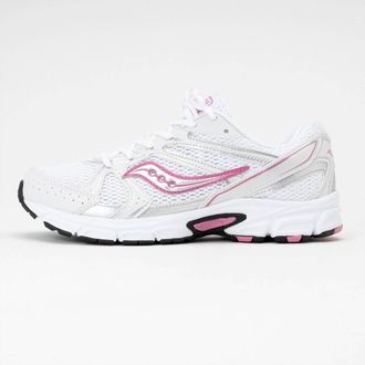 Saucony Womens Ride 24 Shoe In White/pink