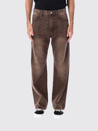 Obey Jeans Nelson a gamba dritta in denim di cotone effetto vintage