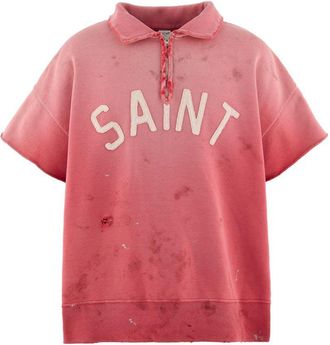 Saint Mxxxxxx Mens Half-Zip Sweatshirt