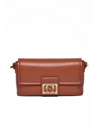 Love Moschino Brown Polyurethane Classic Shoulder Bag