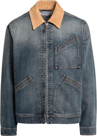 Alexander McQueen Denim jas voor stijlvolle uitstraling - Heren - Spijkerjassen - Blauw - M - Denim - Jassen