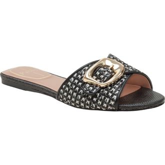 Linea Paolo Leighton Slide Sandal in Black at Nordstrom Rack, Size 5.5