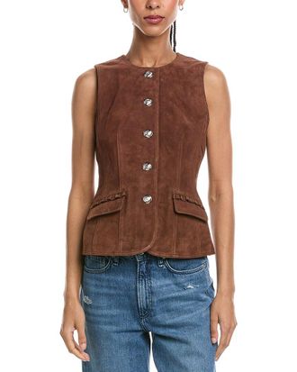 Cinq &agrave; Sept Chris Suede Vest