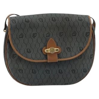 Dior Pre-owned Cross Body Bags, female, Black, Size: ONE SIZE Pre-owned Vintage honeycomb flap crossbody bag