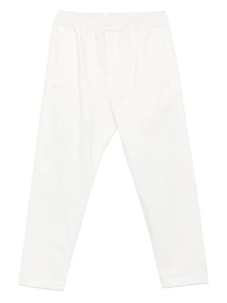 Eleventy Broek met elastische tailleband - Wit