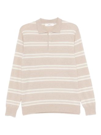 arch4 Swansea long-sleeve polo shirt - Neutrals