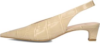 Zinda Dames, Schoenen, Beige, Maat: 39 EU Leer