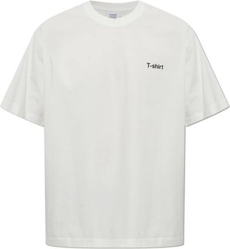 VETEMENTS T-shirt met print - Heren - T-shirts - Wit - S - Katoen - Tops