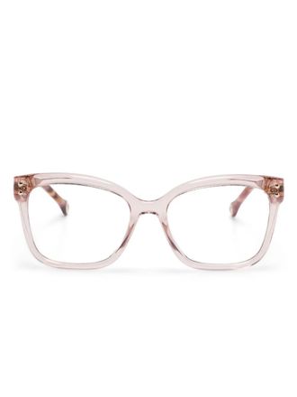 Carolina Herrera butterfly-frame glasses - women - Acetate - 54 - Pink