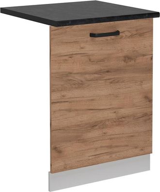 Vicco Tapa Del Lavavajillas R-line, Roble Dorado, 60 Cm, Et Antracita Vicco