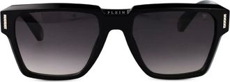 Philipp Plein Eyewear Occhiali da sole squadrati - Nero