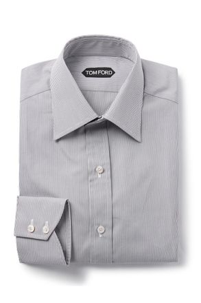 Tom Ford Slim-Fit Striped Cotton Shirt