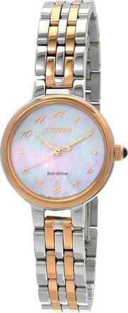 Citizen L White Classic Eco-Drive Dial Ladies Watch EM0996-84Y