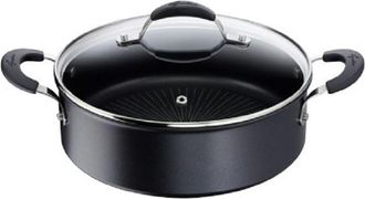 Lagostina Lagostina - Sart&eacute;n Antiadherente + Tapa 26cm Negra - 012165031826