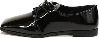 Prada (WMNS) PRADA Patent Lace-Up Derby Shoes Black 1E283M_069_F0002_F_010
