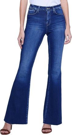 L'agence Sera High-Rise Carson Sneaker Flare Jean