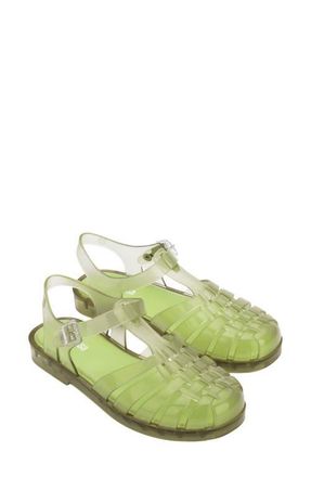 Melissa Possession Jelly Fisherman Sandal in Transparent Green at Nordstrom, Size 10
