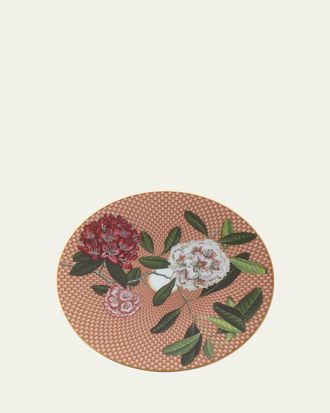 Raynaud Tresor Fleuri Rhododendron Dessert Plate
