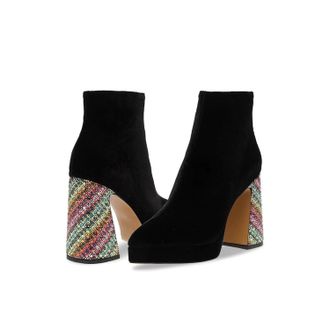 Blue by Betsey Johnson Blue by Betsey Johnson Raylan RAYL01S5 Boots Womens Black Ankle Bootie LION54