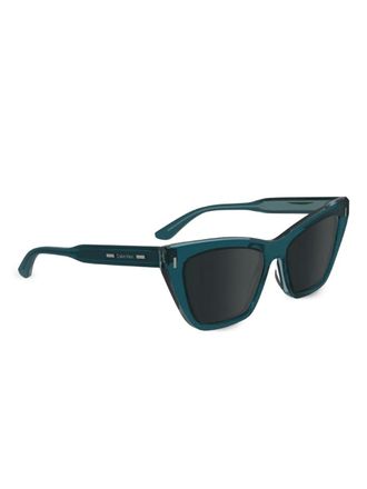 Calvin Klein cat-eye sunglasses - Blue