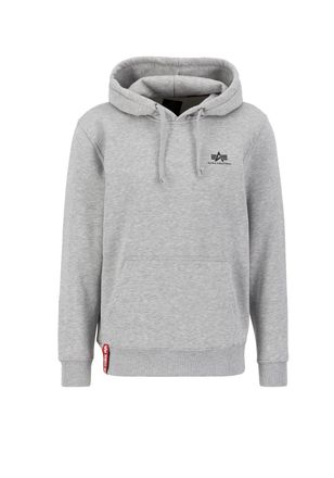Alpha Industries Hoodie ALPHA INDUSTRIES Basic Hoodie SL, Herren, Gr. 3XL, grau (grau heather), Obermaterial: 80% Baumwolle, 20% Polyester, regular fit, Sweatshirts Ho