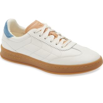 Cole Haan GrandPr&oslash; Breakaway Sneaker in Leather/Blue Suede at Nordstrom Rack, Size 6.5
