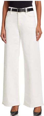 Frame Denim Le Slim Palazzo Jean In Off White