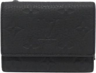 Louis Vuitton Pre-owned Wallets, male, Black, Size: ONE SIZE Pre-owned Leather wallets