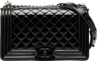 Chanel Pre-owned Boy Flap Schoudertas - Dames - Vintage Schoudertas - Zwart - ONE Size - Leer - Vintage