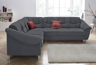 Sit&more Ecksofa »Salsa L-Form« mit Federkern, wahlweise mit Bettfunktion