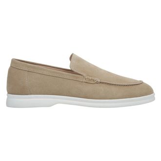 Estro & Luminara Schoenen, Dames, Beige, 40 EU, Suède, Loafers