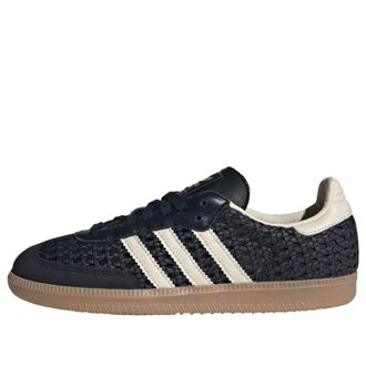 adidas (WMNS) adidas Samba Basketweave Black HQ9282