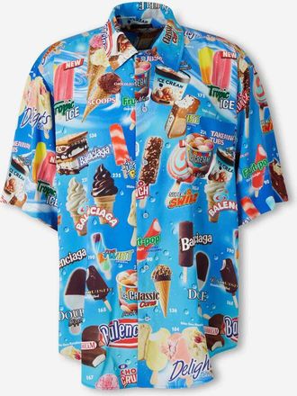 Balenciaga Printed Casual Shirt