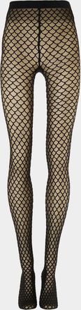 Wolford Velvet Scallop Net Tights
