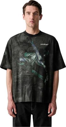 Off-white Dark Caravaggio T-shirt - Heren - T-shirts - Zwart - S - Katoen - Tops