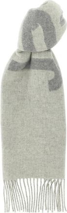 Jacquemus L&eacute;charpe Sjaal - Heren - Wintersjaals - Grijs - ONE Size - Wol - Accessoires